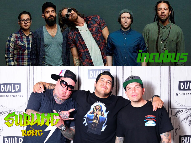 Incubus & Sublime With Rome at FivePoint Amphitheatre