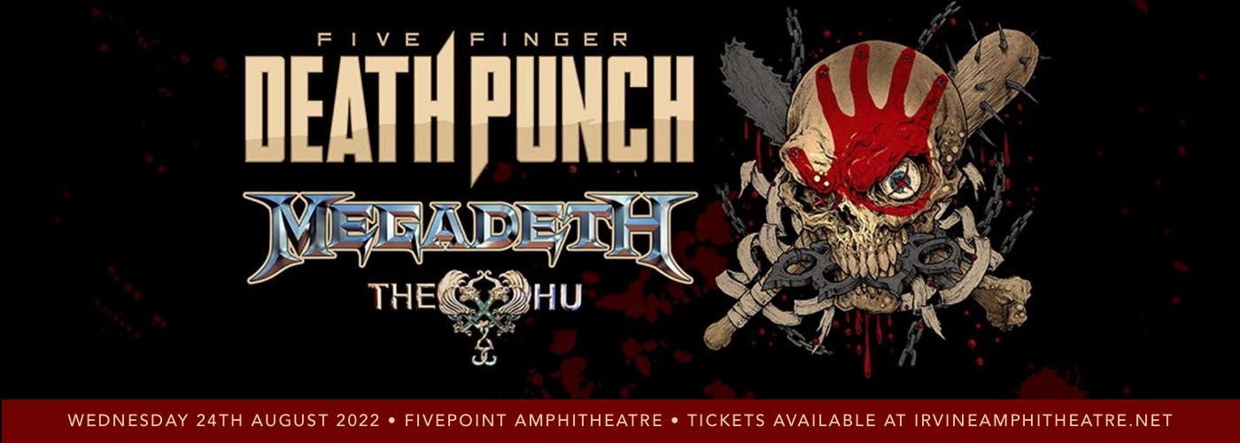 Five Finger Death Punch, Megadeth & The Hu at FivePoint Amphitheatre