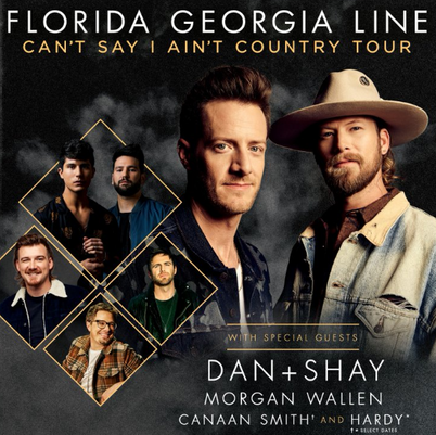 Florida Georgia Line, Dan and Shay & Morgan Wallen at FivePoint Amphitheatre