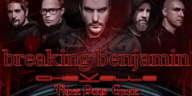 Breaking Benjamin, Chevelle & Three Days Grace at FivePoint Amphitheatre