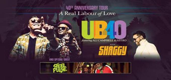 UB40's Ali and Astro & Shaggy at FivePoint Amphitheatre
