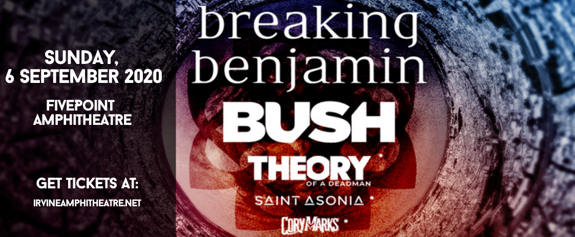 Breaking Benjamin & Bush at FivePoint Amphitheatre tickets Breaking Benjamin & Bush at FivePoint Amphitheatre