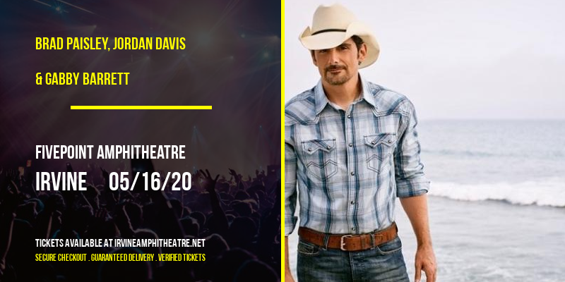 Brad Paisley, Jordan Davis & Gabby Barrett at FivePoint Amphitheatre