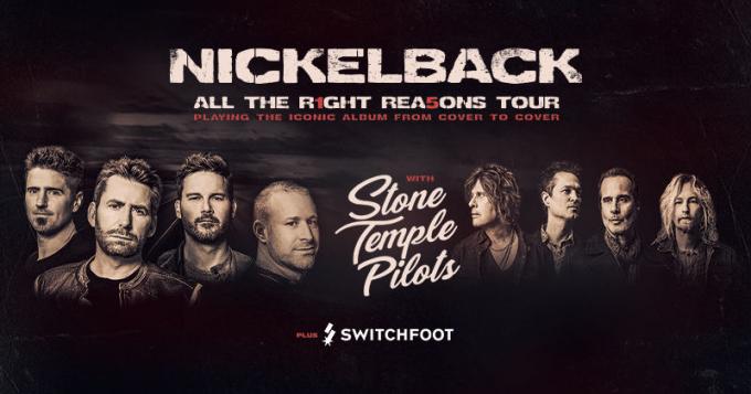 Nickelback, Stone Temple Pilots & Switchfoot at FivePoint Amphitheatre