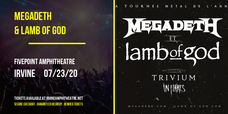 Megadeth & Lamb of God at FivePoint Amphitheatre