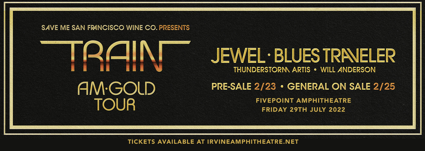 Train, Jewel & Blues Traveler at FivePoint Amphitheatre tickets Train, Jewel & Blues Traveler at FivePoint Amphitheatre