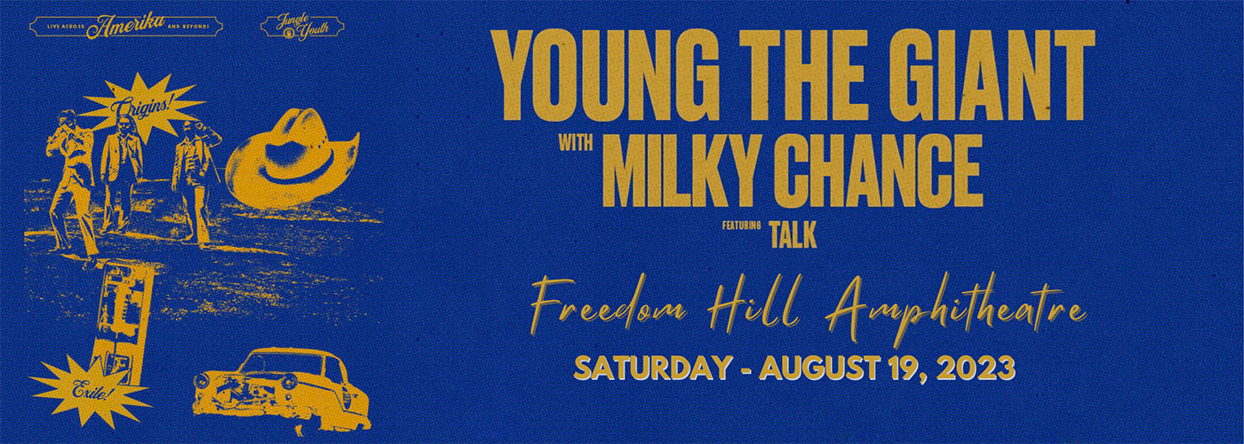 Young the Giant & Milky Chance at FivePoint Amphitheatre tickets Young the Giant & Milky Chance at FivePoint Amphitheatre